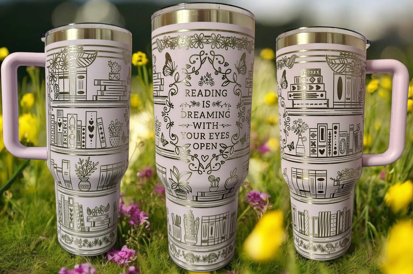 Book Lovers Tumbler - 40 Oz